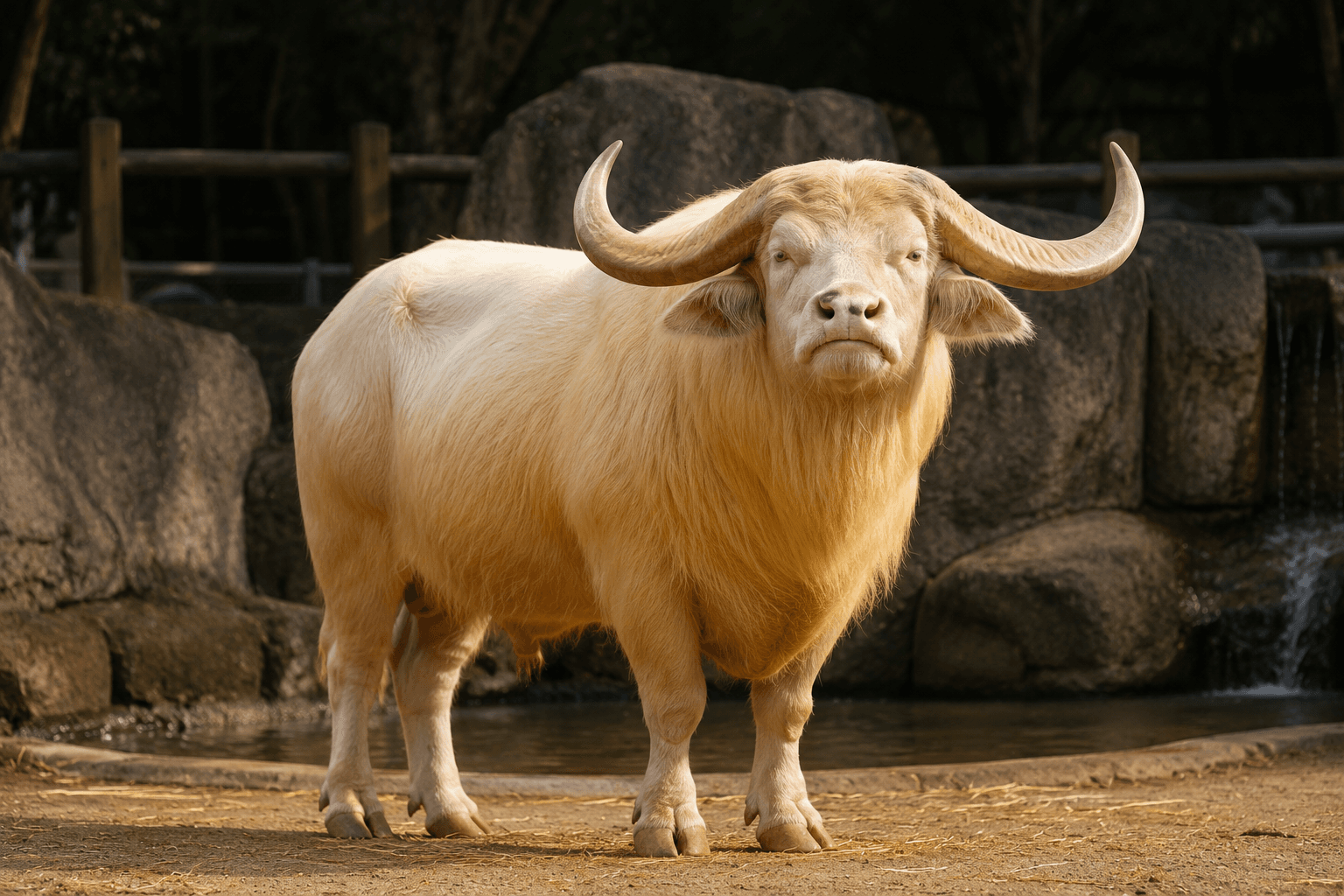 Rare Albino Buffalo Becomes Unexpected Celebrity in Bangladesh Rare Albino Buffalo Becomes Unexpected Celebrity in Bangladesh