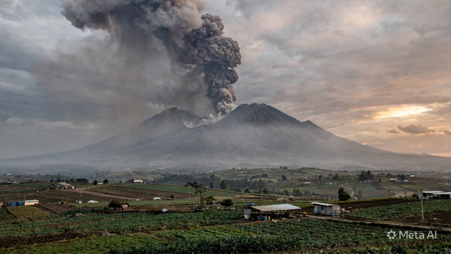 Emergency Aviation Warnings: High-Altitude Ash Clouds Spread Across Major Air Corridors After Volcanic Outbursts