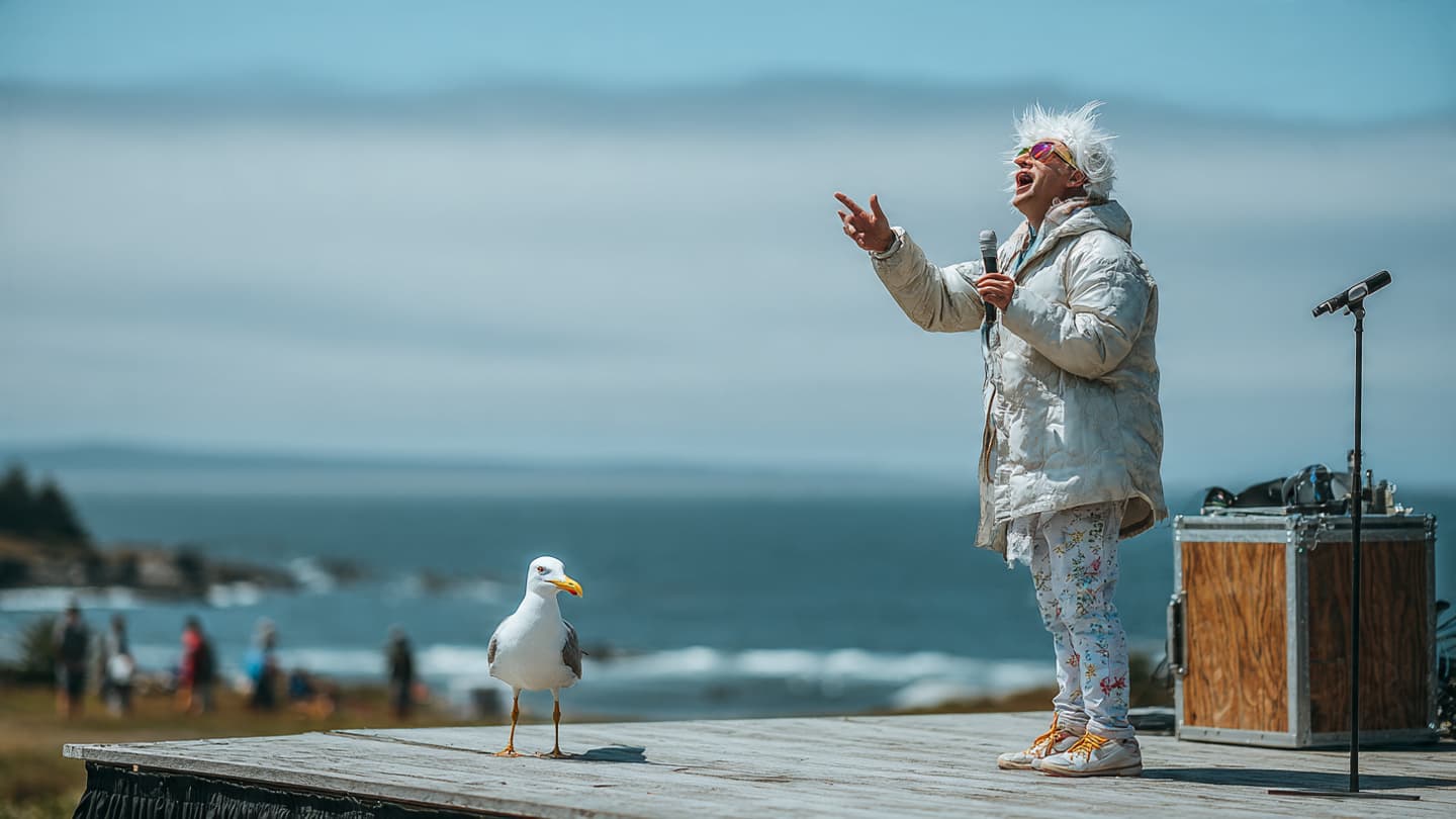 When Laughter Takes Flight, Even a Seagull’s Call Finds Its Stage When Laughter Takes Flight, Even a Seagull’s Call Finds Its Stage