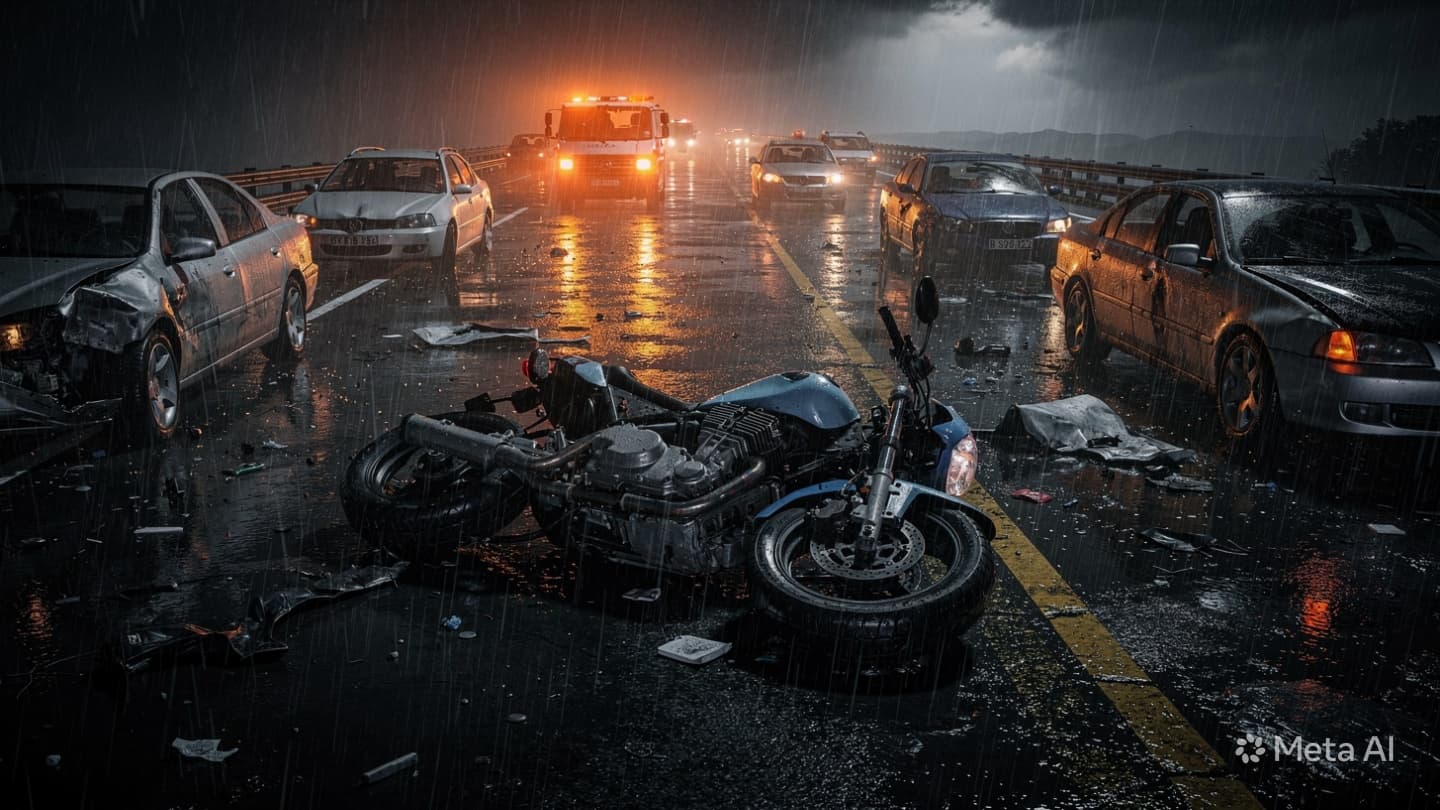 Autobahn Transit Disaster: Late-Night Multi-Car Pileup On Rainy Expressway Claims Three Lives Near Wuppertal Autobahn Transit Disaster: Late-Night Multi-Car Pileup On Rainy Expressway Claims Three Lives Near Wuppertal