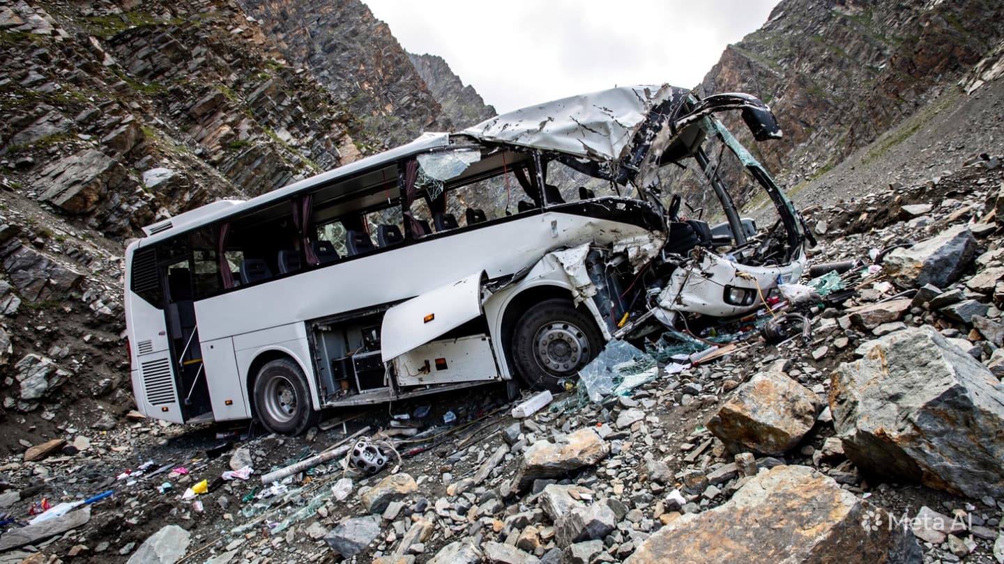 Peru Mountain Highway Disaster: Passenger Bus Rolls Down Steep Cliff Leaving Sixteen Dead Peru Mountain Highway Disaster: Passenger Bus Rolls Down Steep Cliff Leaving Sixteen Dead