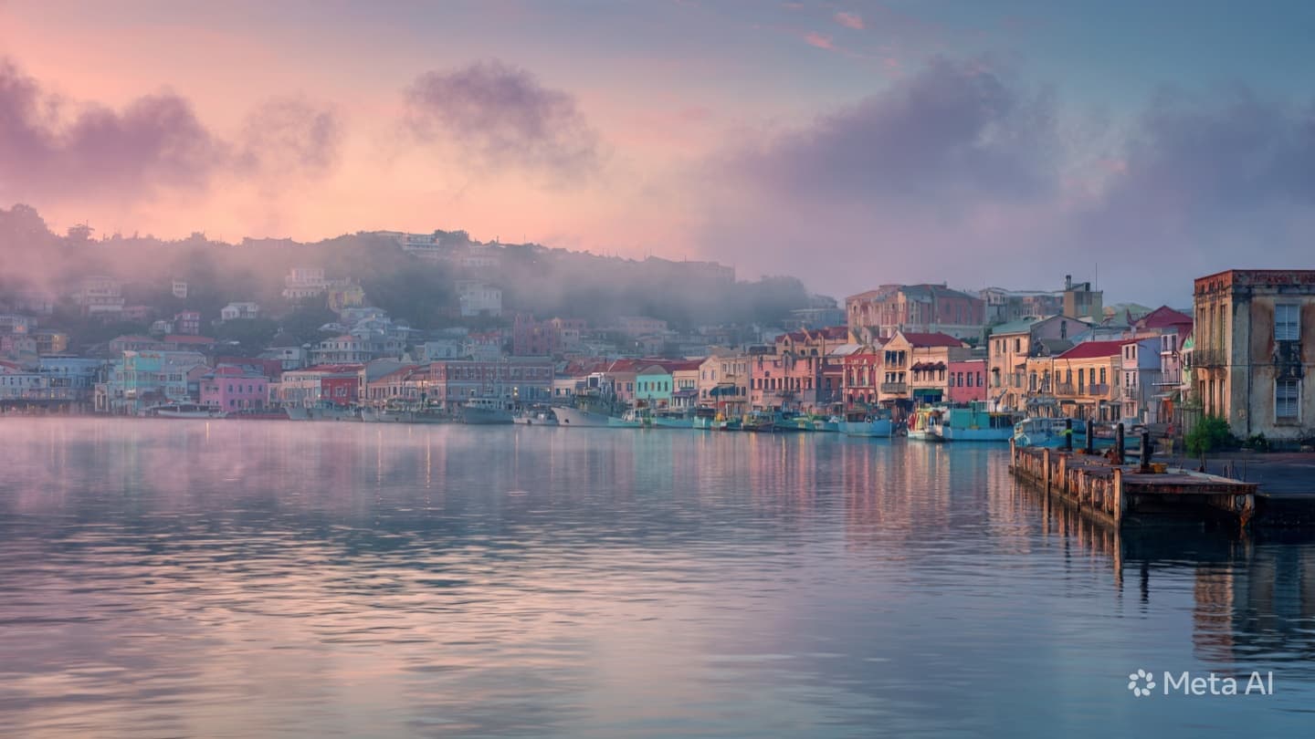 Shadows in the Harbor: Reflections on the Silent Flow Through the Heart of Grenada