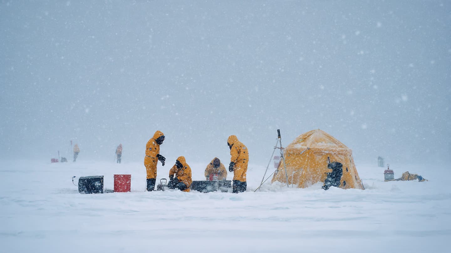 When even Antarctic ice remembers, what traces does the world leave behind?