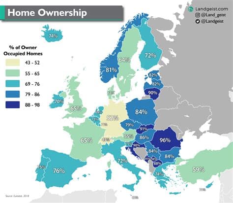 Mapped: Europe’s Homeownership Divide Mapped: Europe’s Homeownership Divide