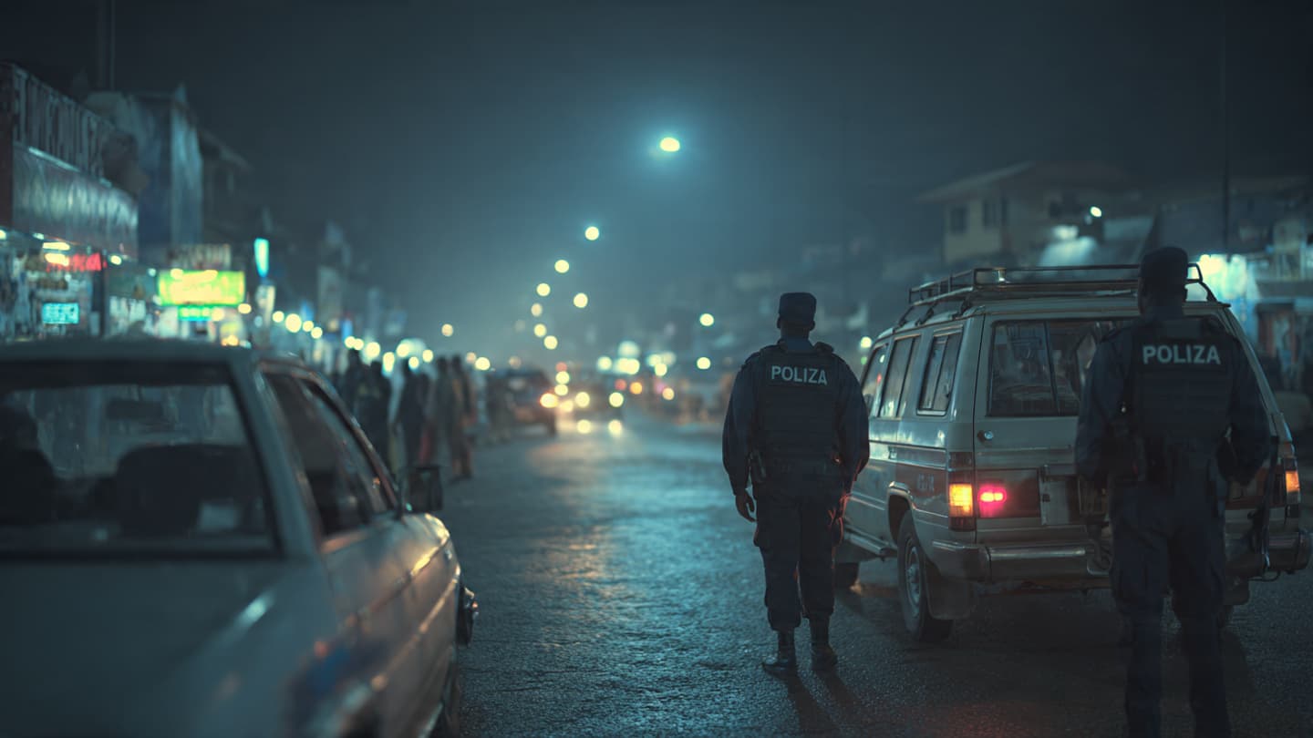 Beneath Quiet Streets and Evening Lights, Kigali Watches Security Patrols Return Through The Night