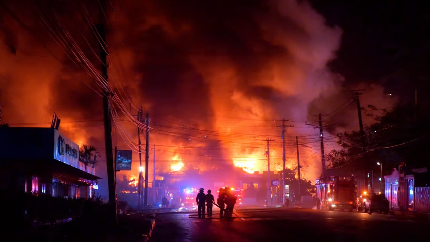 Between Ocean Breezes and Rising Smoke, Montego Bay Carried Ash Across Morning Streets Slowly
