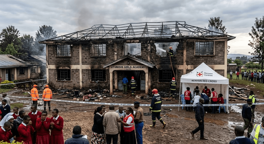 Tragedy in Gilgil: 16 Students Dead, Dozens Injured After Devastating Inferno Rips Through Kenyan Girls' School