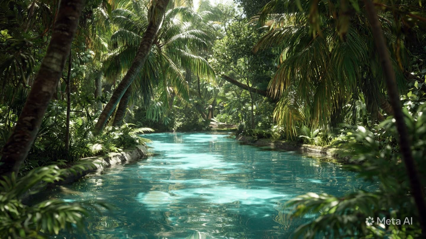 Beneath the Turquoise Mirror: A Reflective Meditation on the Stillness of the Emerald Pool Beneath the Turquoise Mirror: A Reflective Meditation on the Stillness of the Emerald Pool