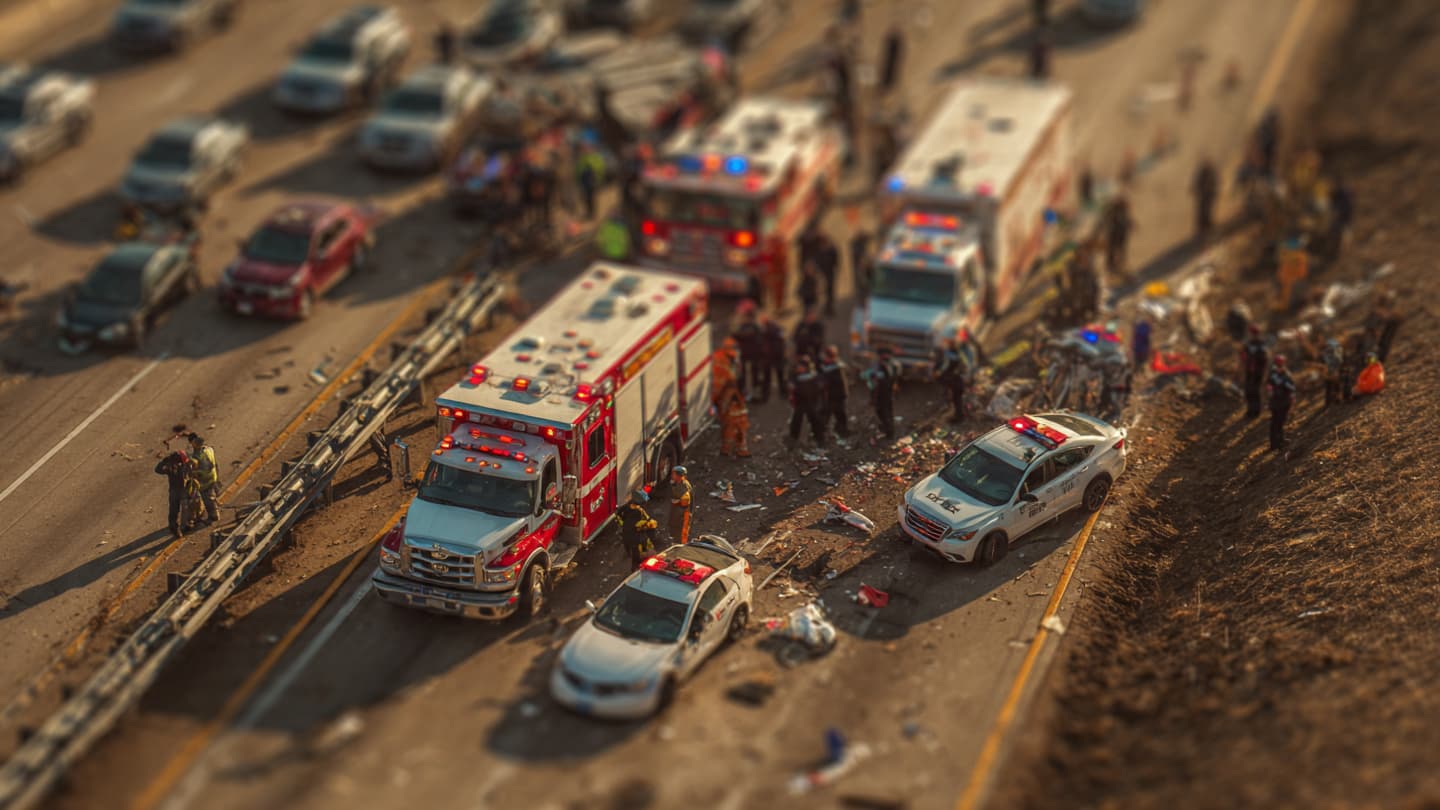 A Tragic Collision on I-95 That Draws Emergency Response in Virginia