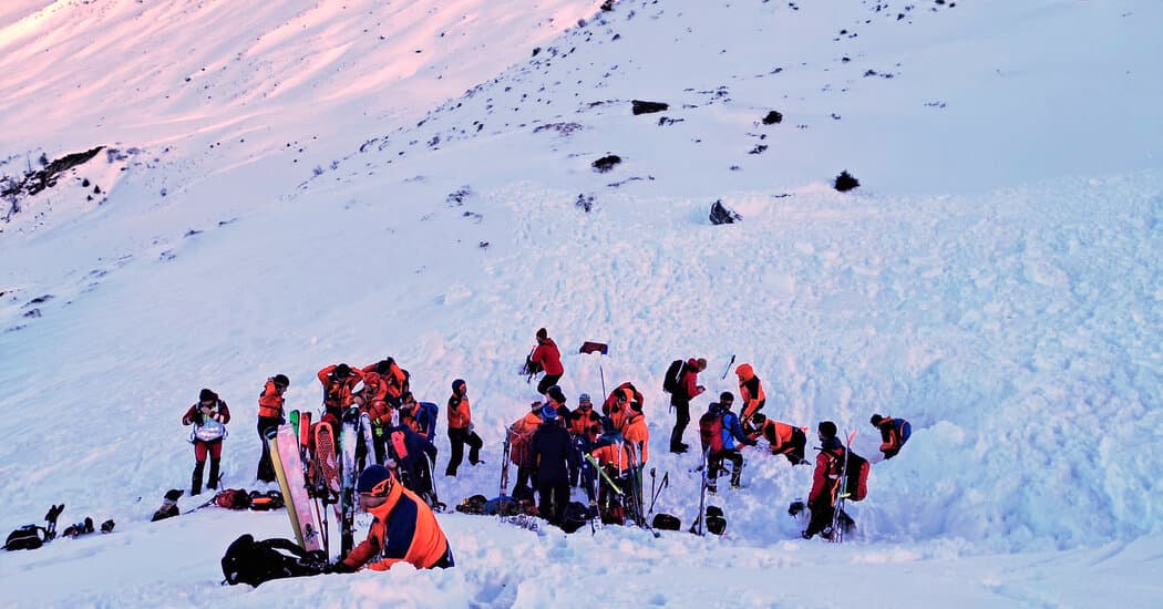 Avalanches Kill Eight Skiers in Austrian Alps Avalanches Kill Eight Skiers in Austrian Alps