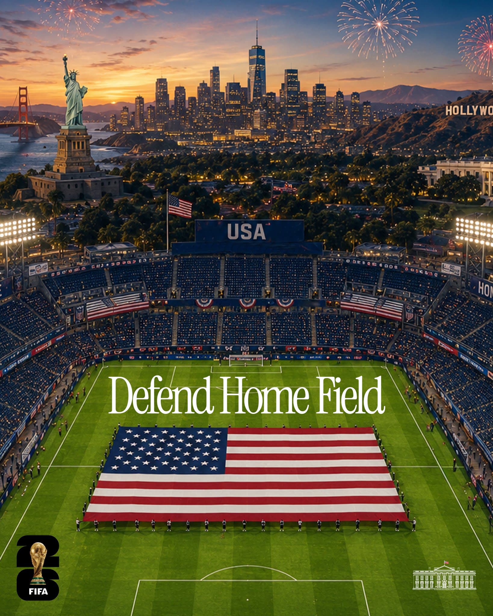 White House Launches “Defend Home Field” Campaign Ahead of World Cup White House Launches “Defend Home Field” Campaign Ahead of World Cup
