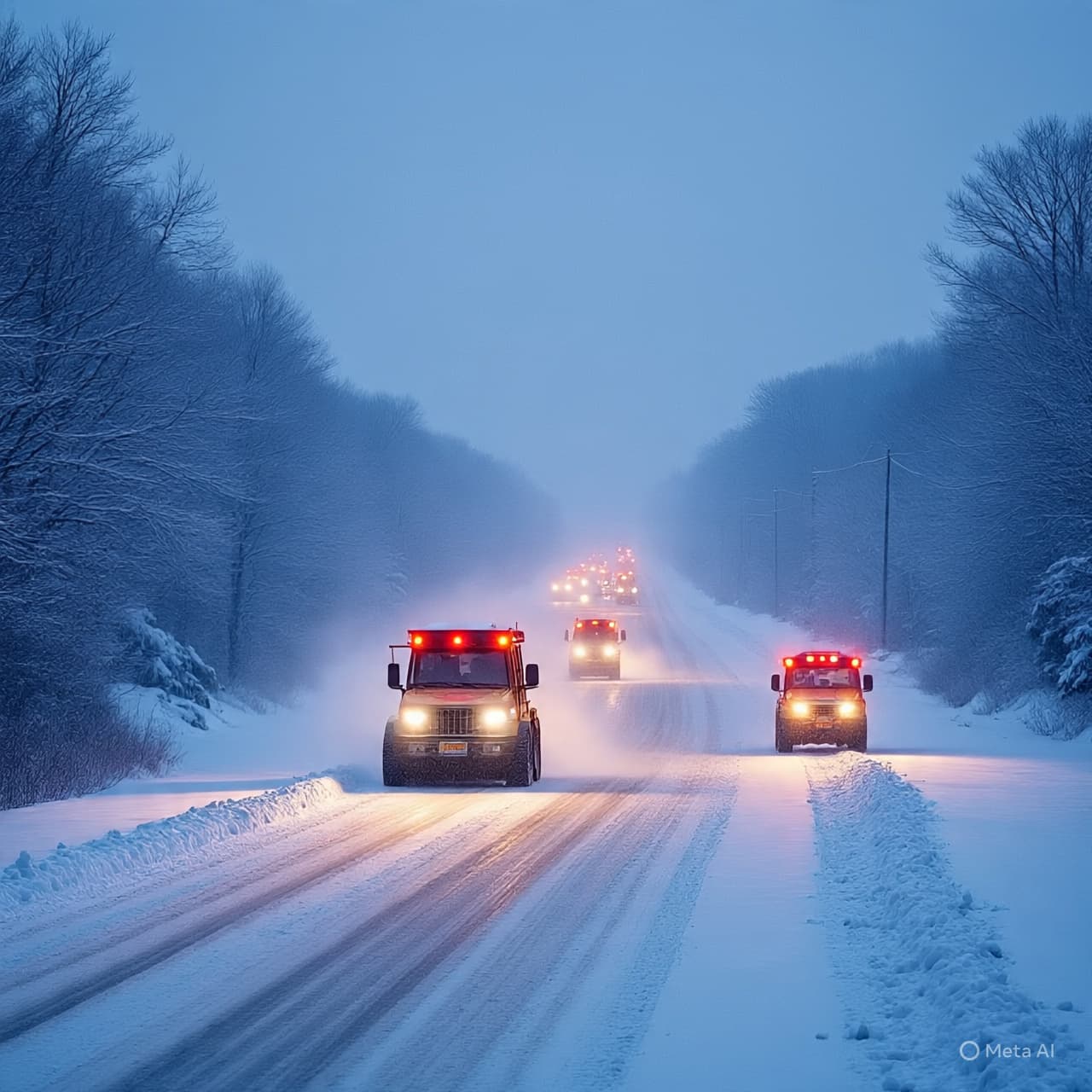 Blanket of Snow, Pause on the Road — When Nature Halts the Commute Blanket of Snow, Pause on the Road — When Nature Halts the Commute