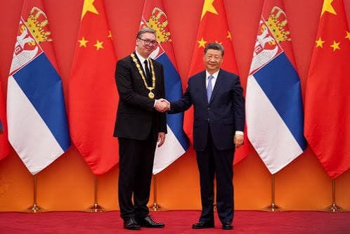 Vucic: Only Putin and I Received Friendship Medal from Xi in Person