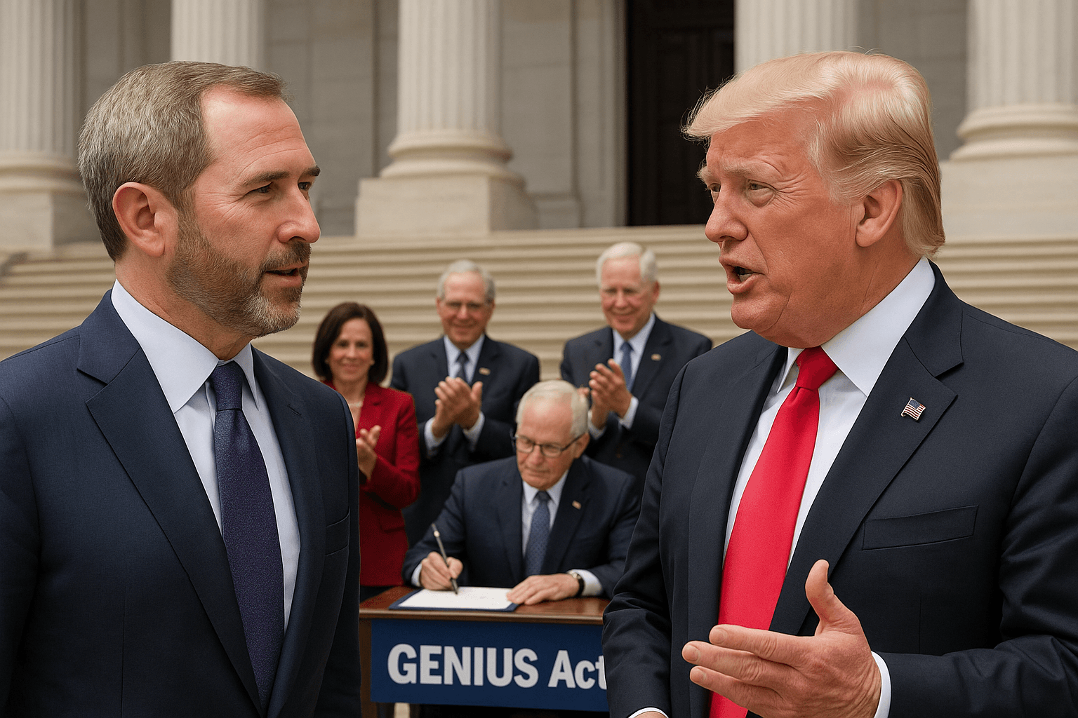 GENIUS Act Appears Tailor-Made for XRP: U.S. Blockchain Bill Could Fast-Track Ripple’s Vision for a Digital Financial Infrastructure GENIUS Act Appears Tailor-Made for XRP: U.S. Blockchain Bill Could Fast-Track Ripple’s Vision for a Digital Financial Infrastructure
