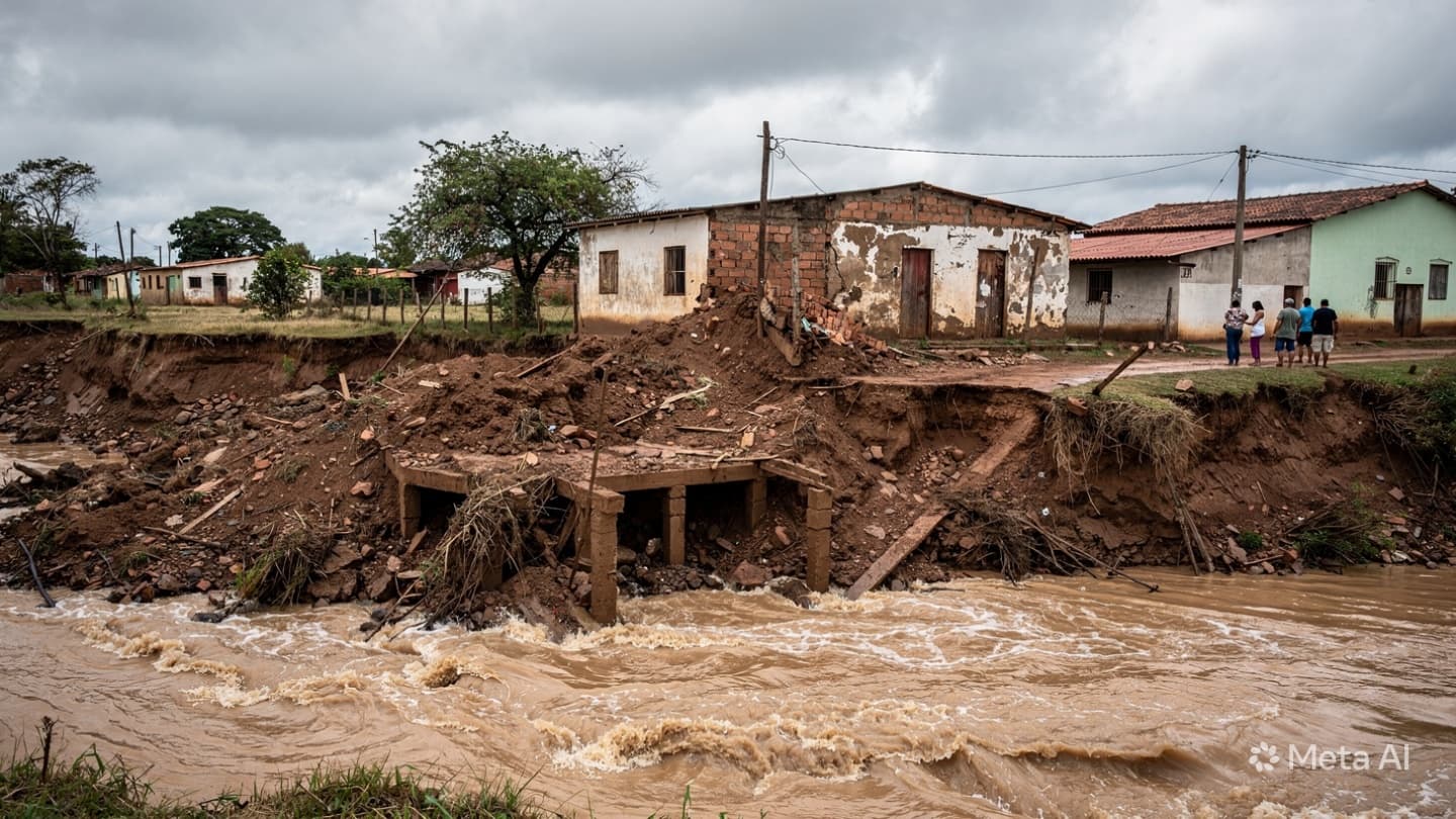 Between Crumbling River Edges and Rising Waters, Communities Faced Sudden Displacement Yesterday Morning Again