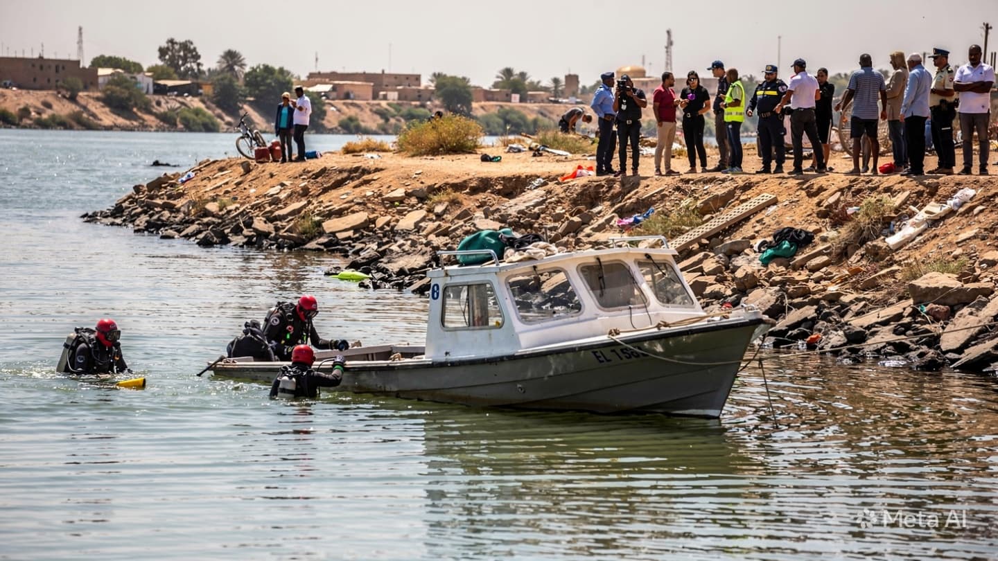 Nile River Tragedy: Three Victims Recovered After Passenger Boat Capsizes Near Northern Egypt Coast Nile River Tragedy: Three Victims Recovered After Passenger Boat Capsizes Near Northern Egypt Coast