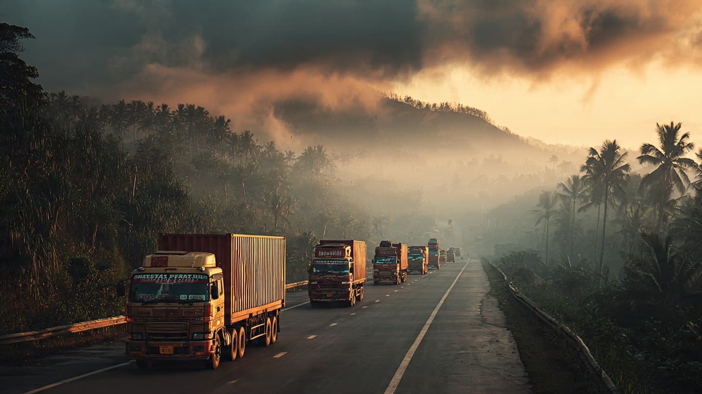 Connecting Thousands of Islands Through Expanding Logistics Networks