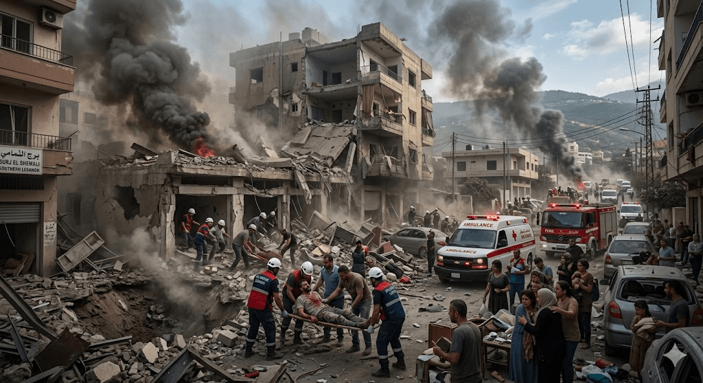 Tragedy in Lebanon: 31 Dead, 40 Injured After Intense Israeli Air Strikes in the South
