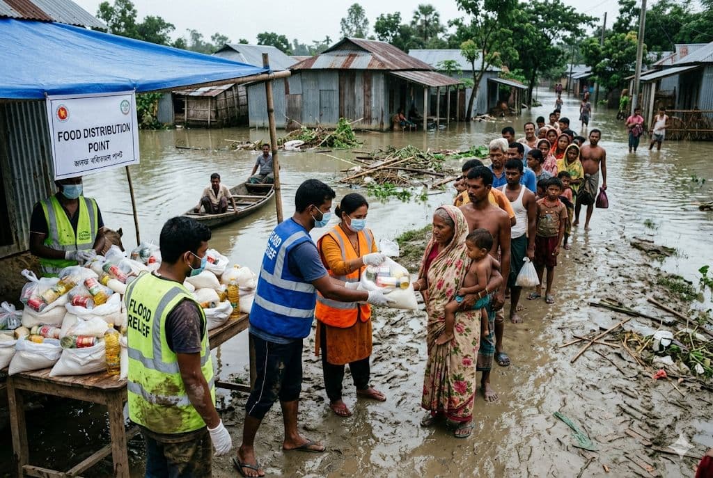As Waters Gathered Beyond Riverbanks, Tete Waited Beneath Uncertain Skies For Relief As Waters Gathered Beyond Riverbanks, Tete Waited Beneath Uncertain Skies For Relief