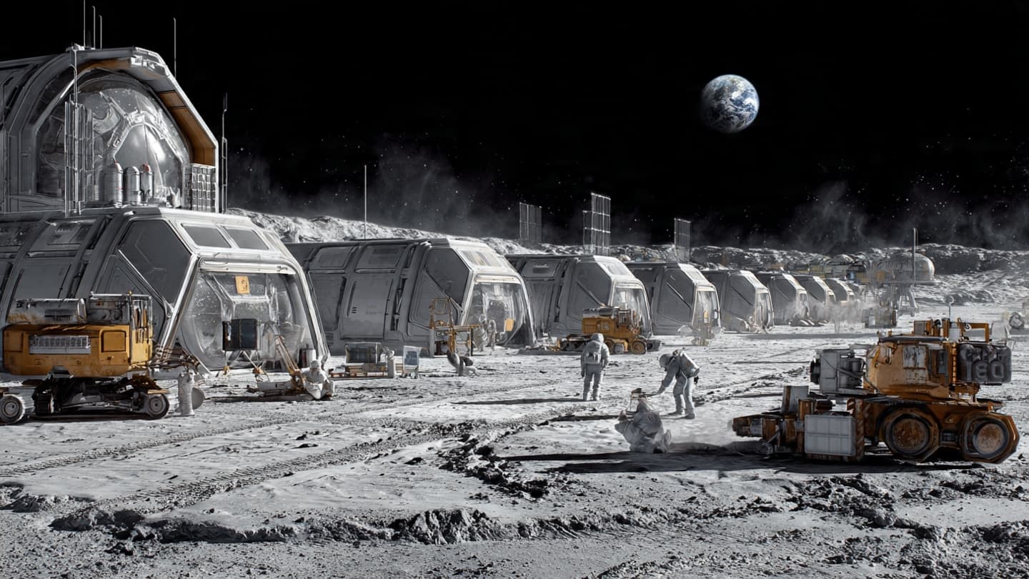 When the Moon becomes a place rather than a destination