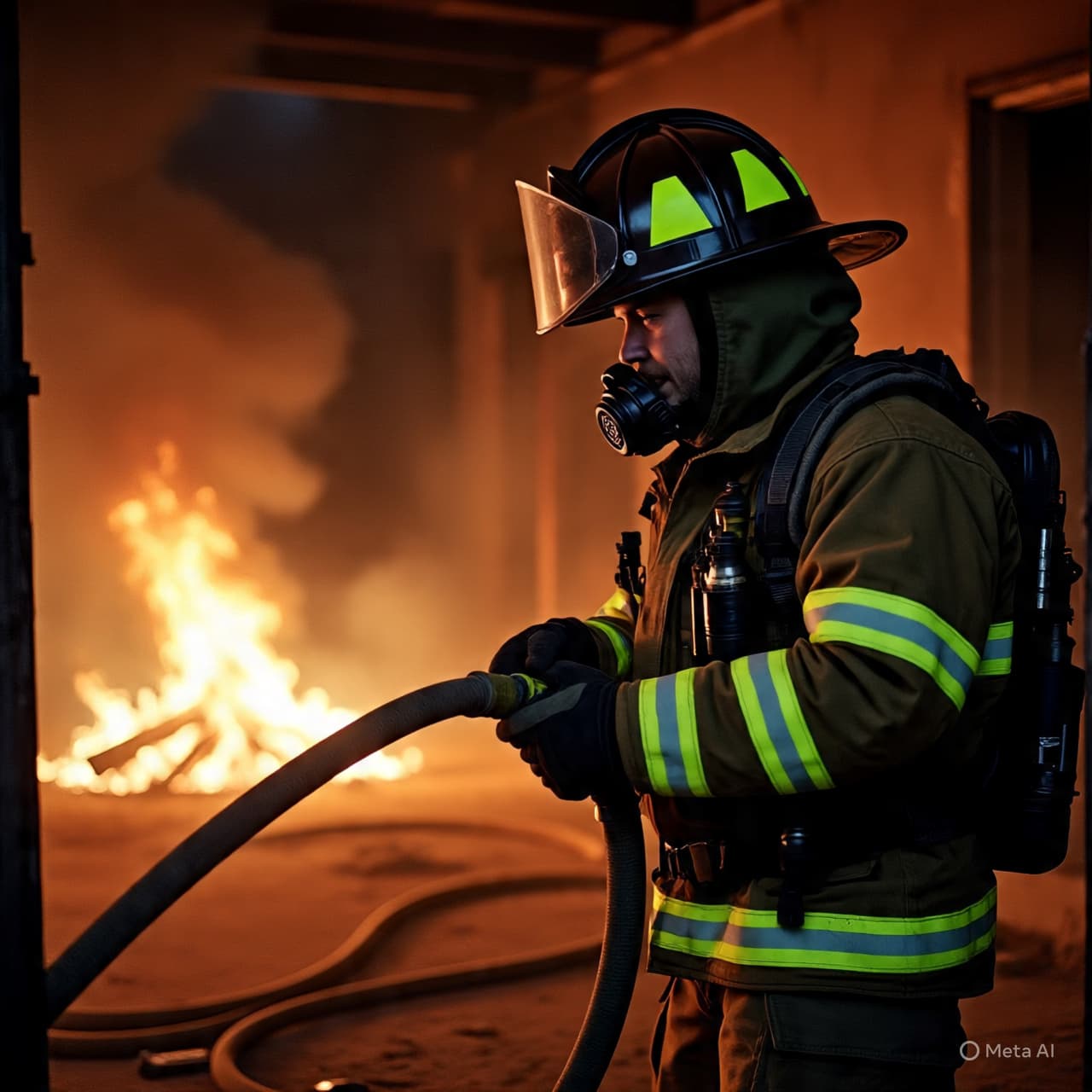 Where Sirens Broke the Stillness: A Firefighter’s Minor Injury Amid Rising Heat Where Sirens Broke the Stillness: A Firefighter’s Minor Injury Amid Rising Heat