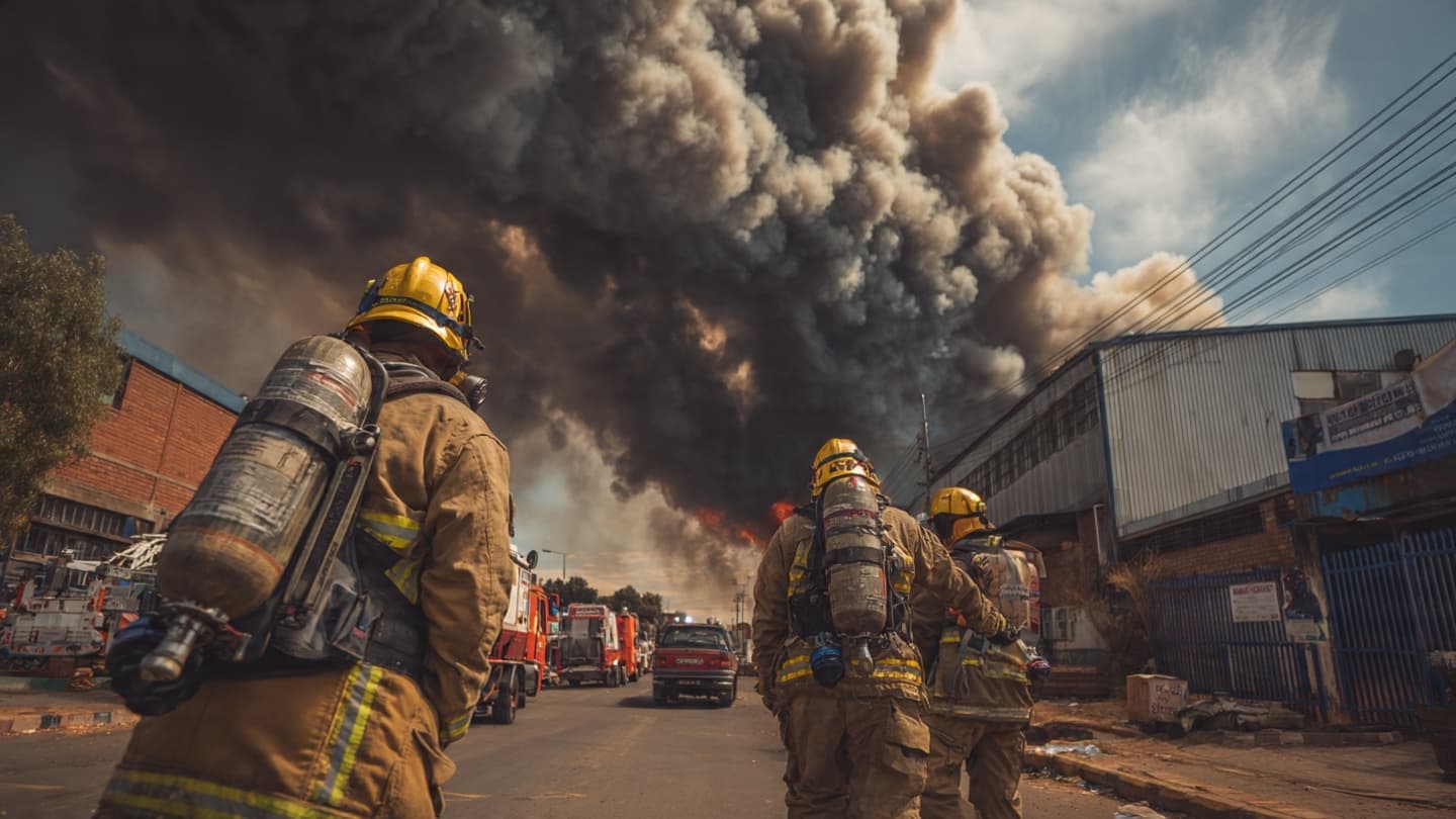 A Warehouse Fire Drew Attention Beyond Its Walls