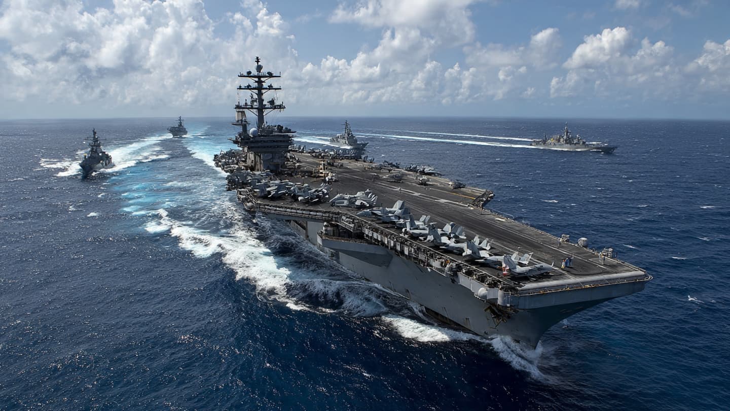 A Carrier at Sea Still Carries the Weight of History