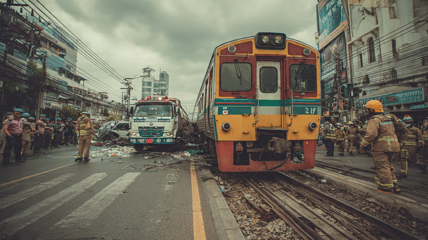 When Rails and Roads Meet Tragically in the Heart of Bangkok When Rails and Roads Meet Tragically in the Heart of Bangkok