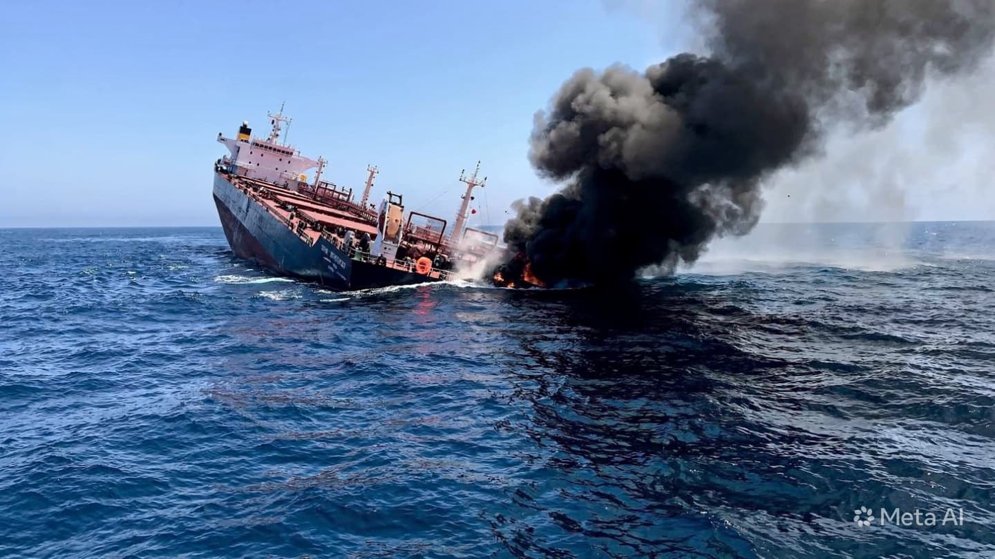 Oman Tanker Explosion: Three Indian Seafarers Dead After Asphalt Vessel Explodes Off Coast Oman Tanker Explosion: Three Indian Seafarers Dead After Asphalt Vessel Explodes Off Coast