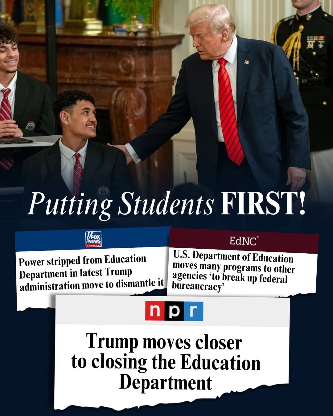 The Push to Put Students First The Push to Put Students First