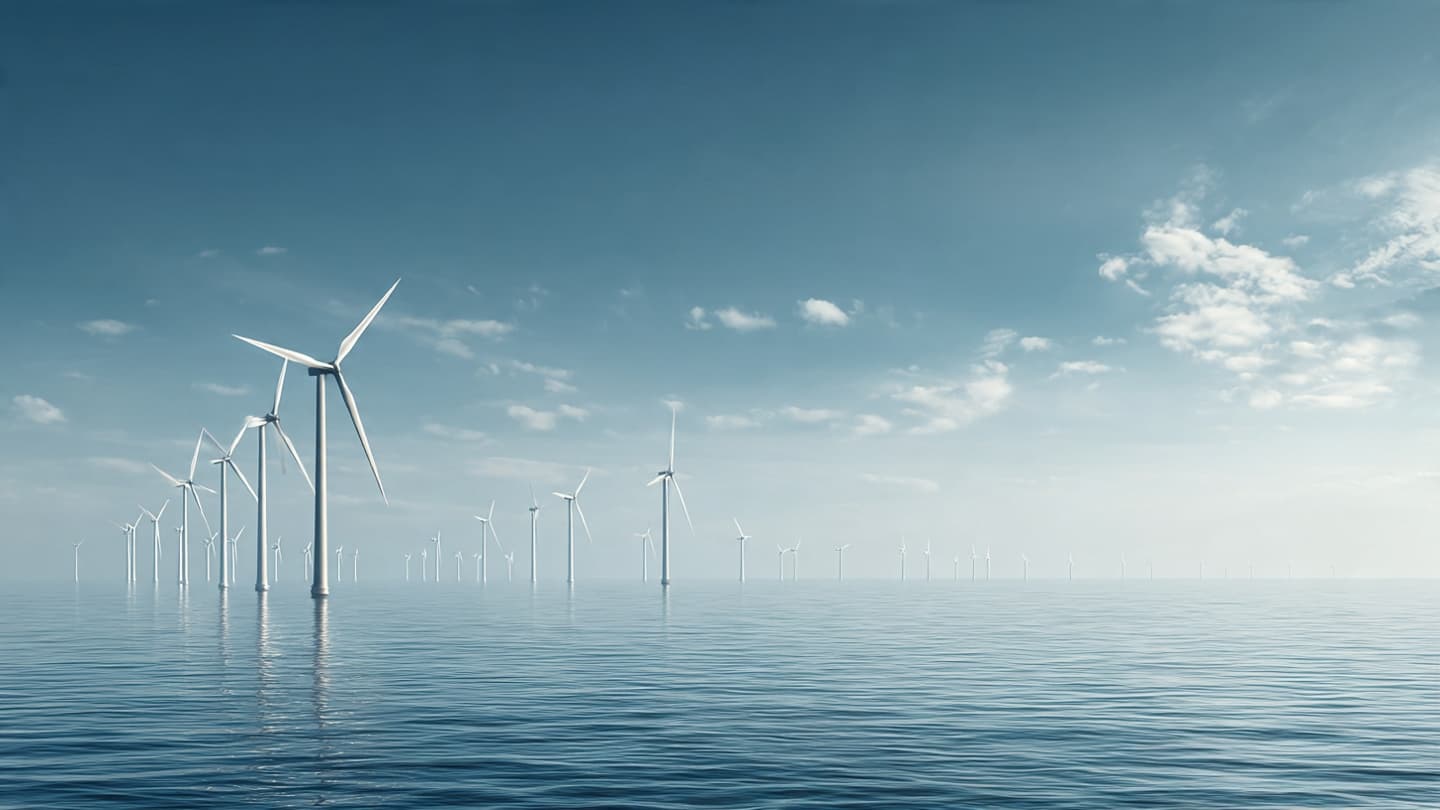 The Silent Turbines Rising from Coastal Waters