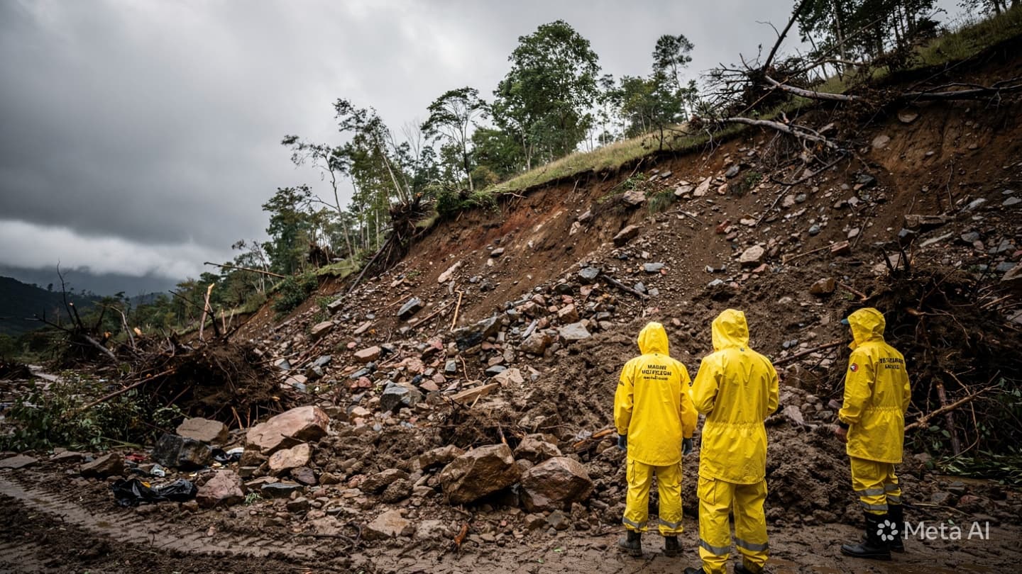 Fatal Landslide in Gangwon: Two Killed as Torrential Rains Destabilize Slopes in Mountainous Northern Region Fatal Landslide in Gangwon: Two Killed as Torrential Rains Destabilize Slopes in Mountainous Northern Region