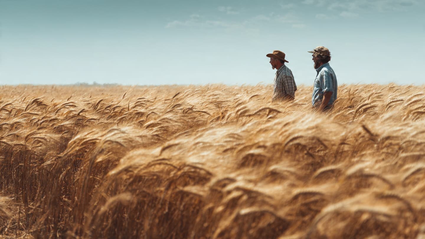 Beneath Dry Skies, Wheat Fields Carry the Weight of a Difficult Season