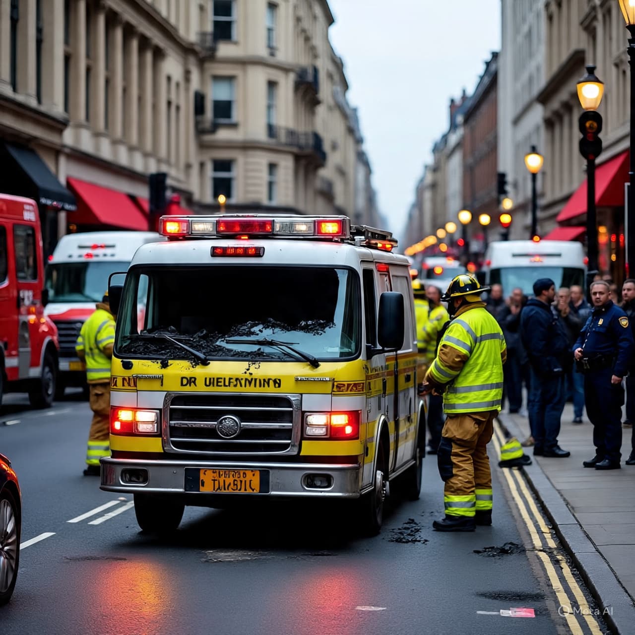 Flickers of Hate: The Arrest of Two Men and a Boy in the Jewish Charity Ambulance Attack" Flickers of Hate: The Arrest of Two Men and a Boy in the Jewish Charity Ambulance Attack"
