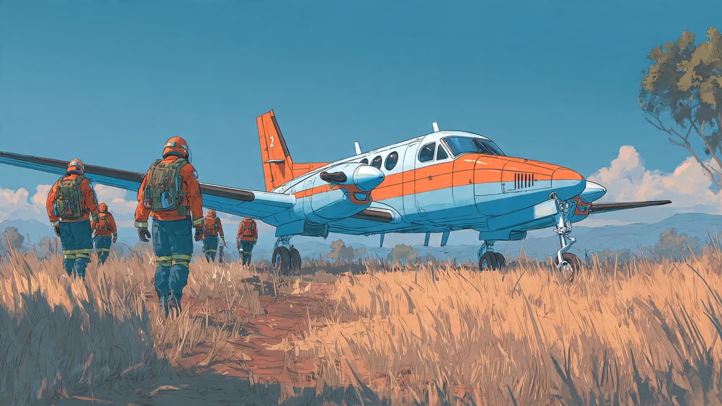 A Flight Across the Interior Ends Unexpectedly