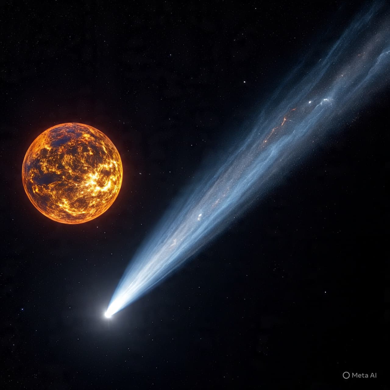 At the Edge of Light and Loss: A Comet’s Uncertain Passage by the Sun At the Edge of Light and Loss: A Comet’s Uncertain Passage by the Sun