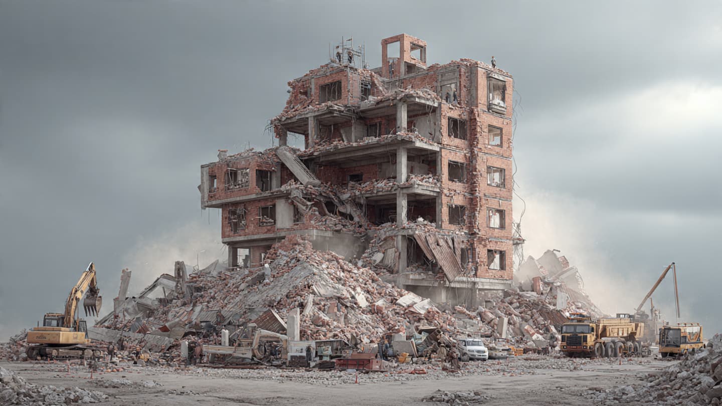 Deadly Structural Disaster: Ancient Cairo Neighborhood Reels After Fatal Four Story Apartment Building Collapse Deadly Structural Disaster: Ancient Cairo Neighborhood Reels After Fatal Four Story Apartment Building Collapse