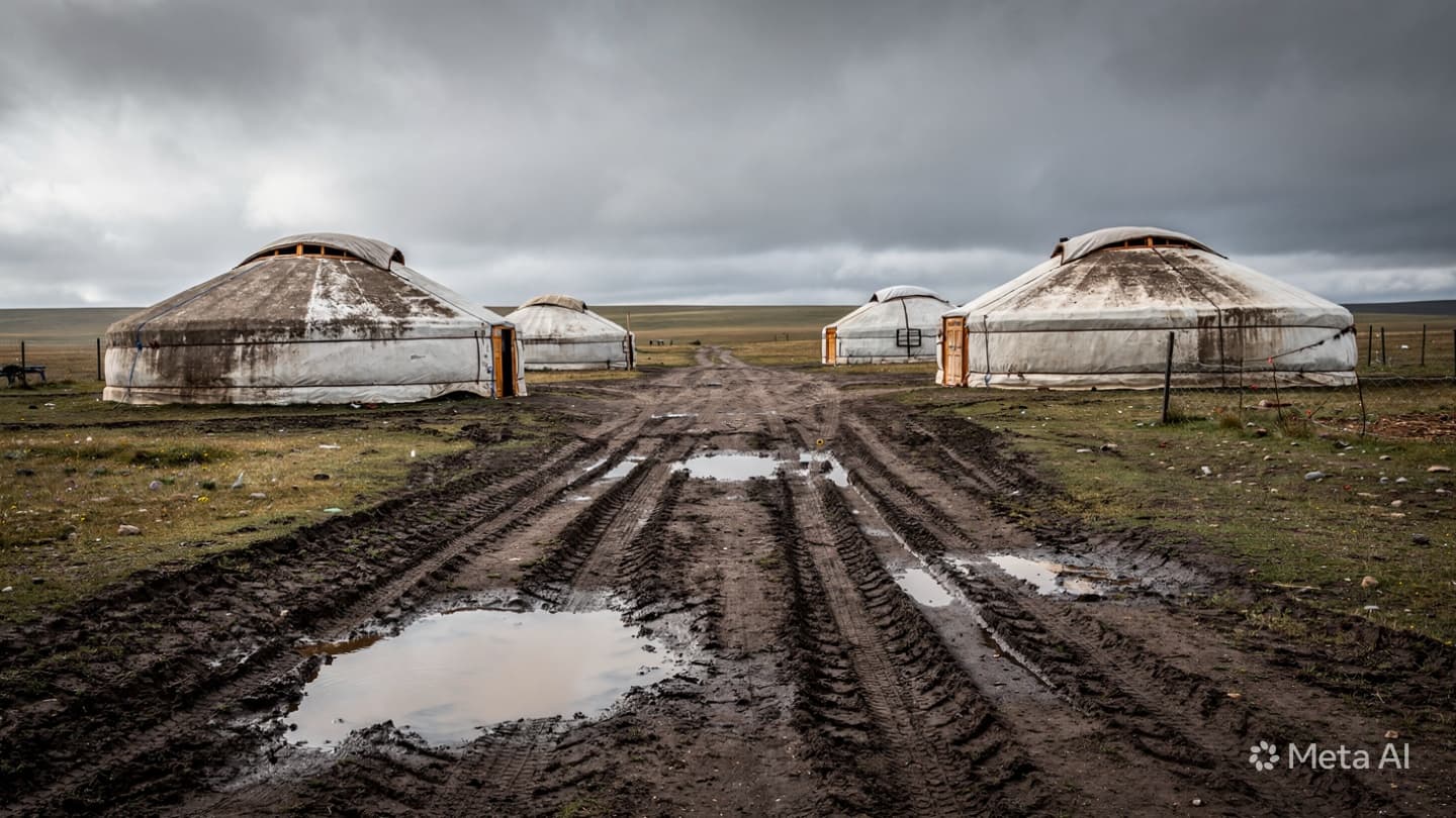 When Yellow Dust Meets the Scorched Earth, Reflections on Rising Flames Across the Plains When Yellow Dust Meets the Scorched Earth, Reflections on Rising Flames Across the Plains