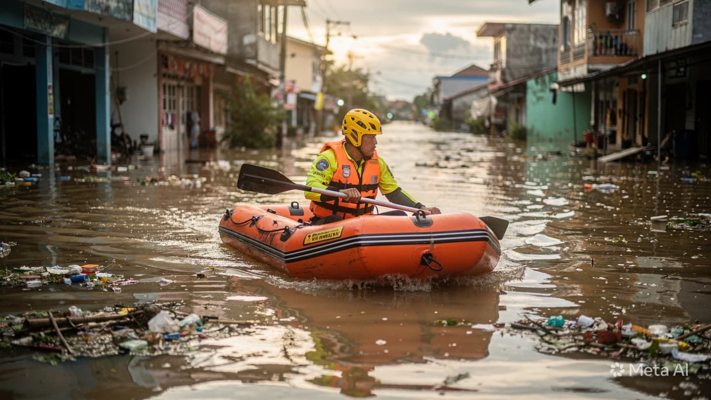 North Sumatra Flash Floods: Emergency Teams Deployed Following Heavy Overnight Downpour In Affected Regions North Sumatra Flash Floods: Emergency Teams Deployed Following Heavy Overnight Downpour In Affected Regions