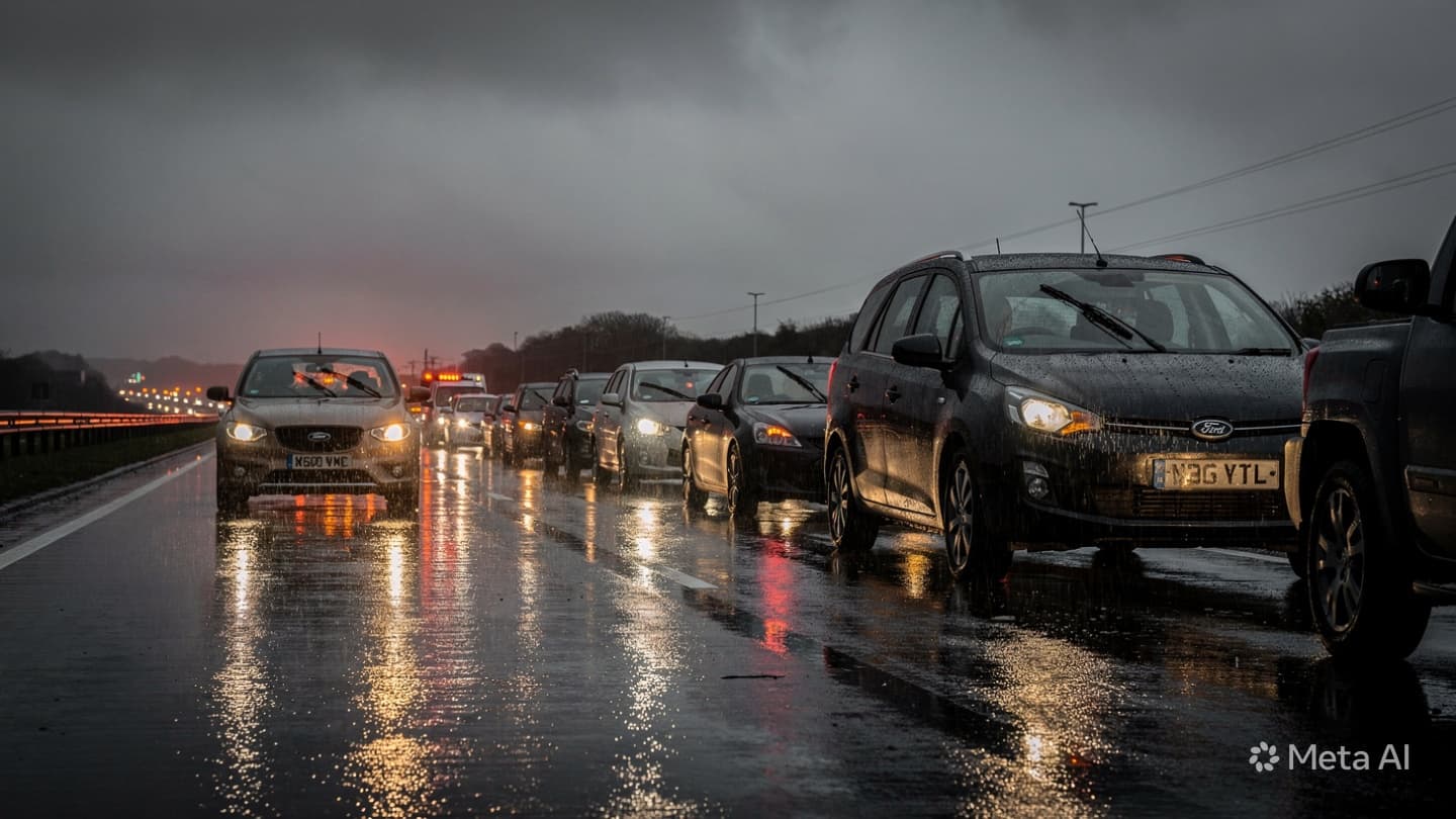 London Motorway Chaos: Severe Multi-Vehicle Collision On M25 Creates Long Delays For Morning Drivers London Motorway Chaos: Severe Multi-Vehicle Collision On M25 Creates Long Delays For Morning Drivers
