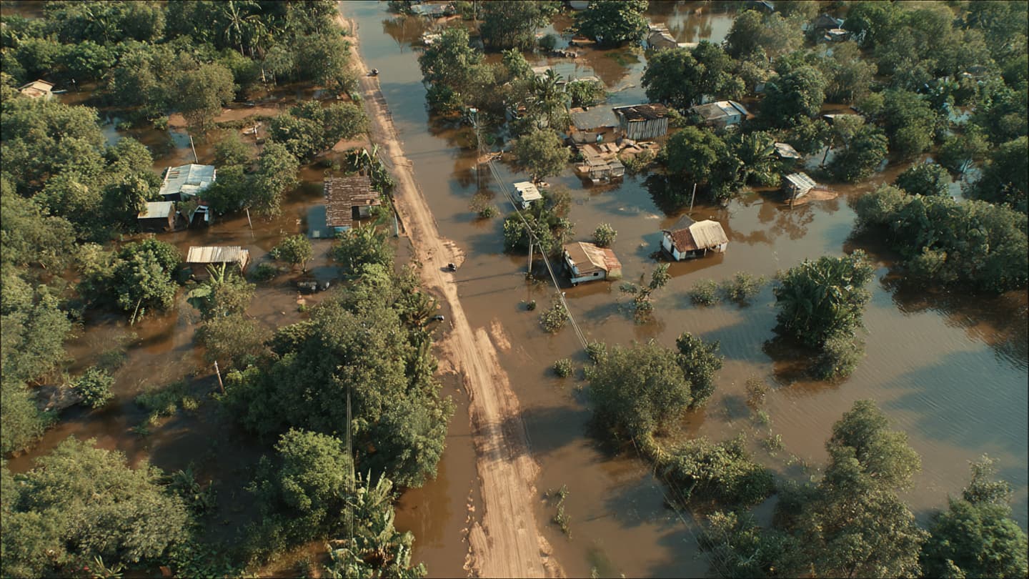 Between Submerged Roads and Isolated Villages, Paraguay Faces Heavy Waters Moving Across Countryside Regions Slowly Tonight
