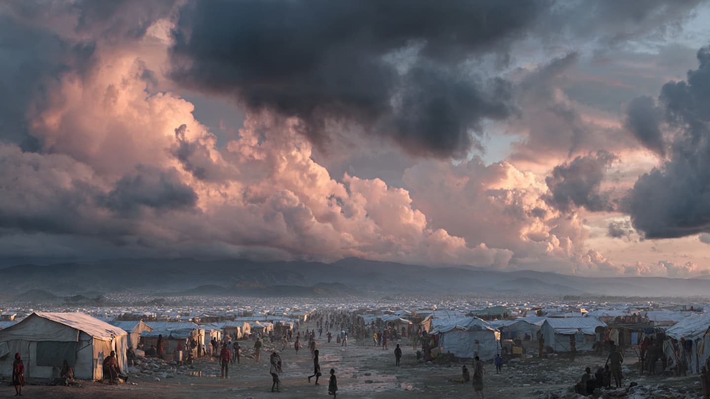 Between Gunfire And Uncertain Horizons, Haitian Families Wander Through Another Difficult Season Quietly Slowly
