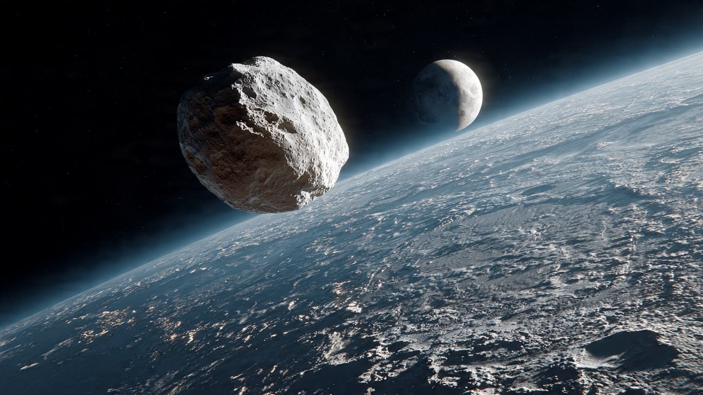 A Small Asteroid Passed Quietly Between Earth and the Vastness Beyond