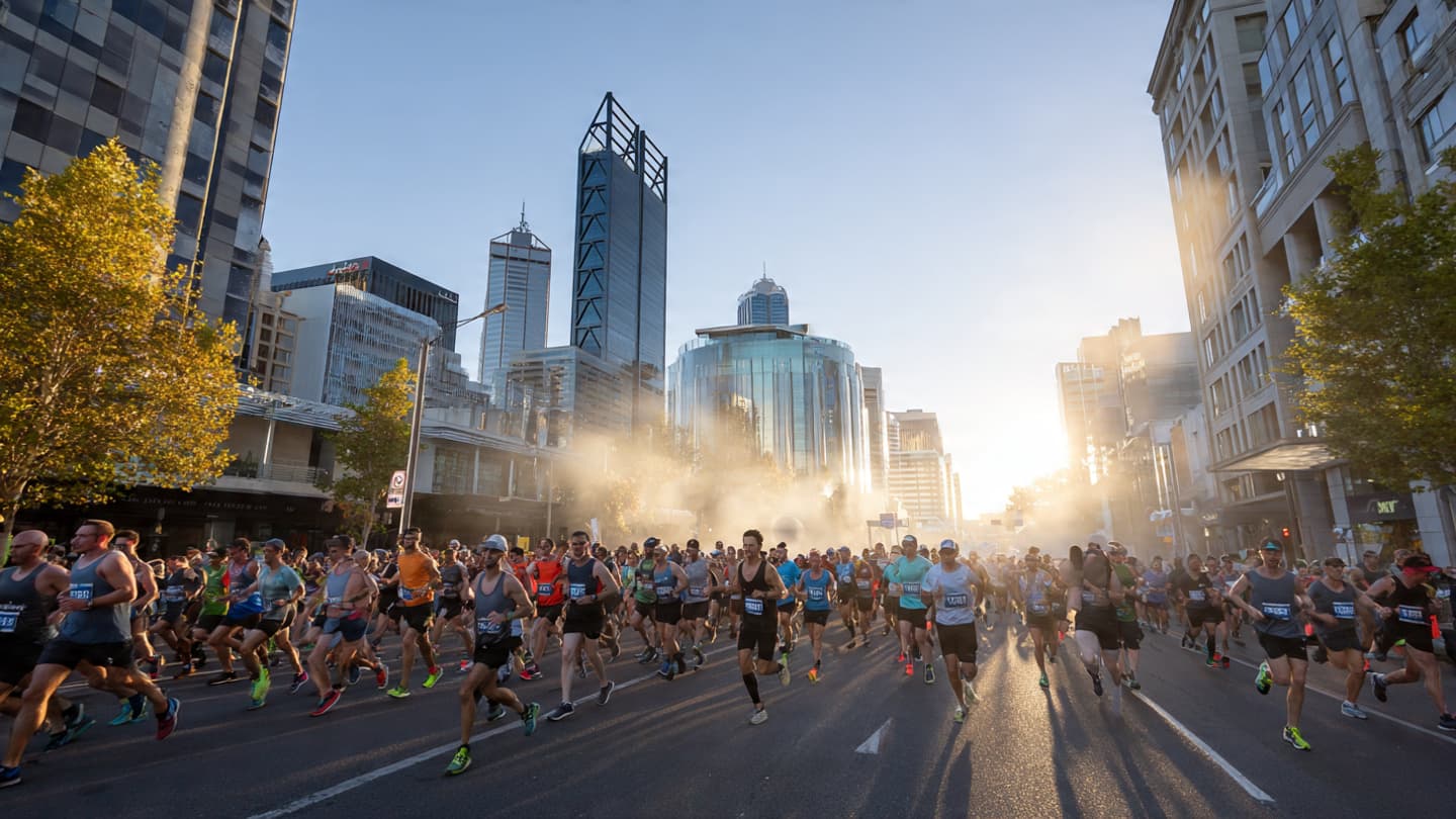 Thousands Ran Through Perth Carrying Causes Larger Than Themselves