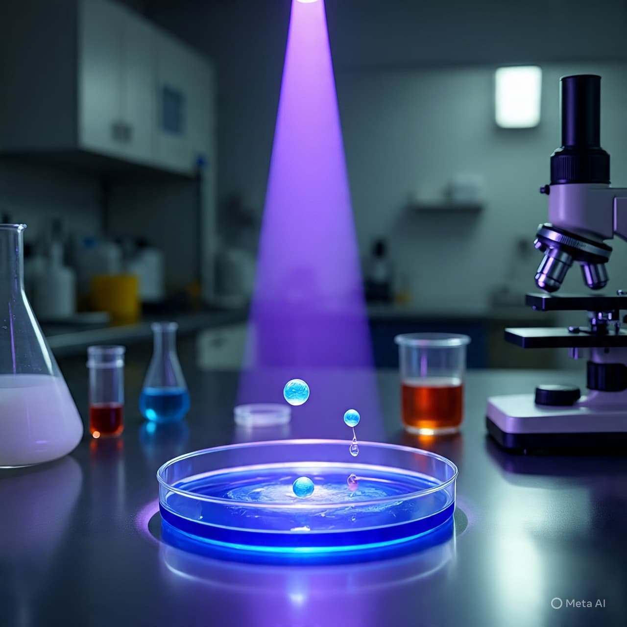 Between Light and Liquid: The Quiet Control of Molecular Droplets Between Light and Liquid: The Quiet Control of Molecular Droplets