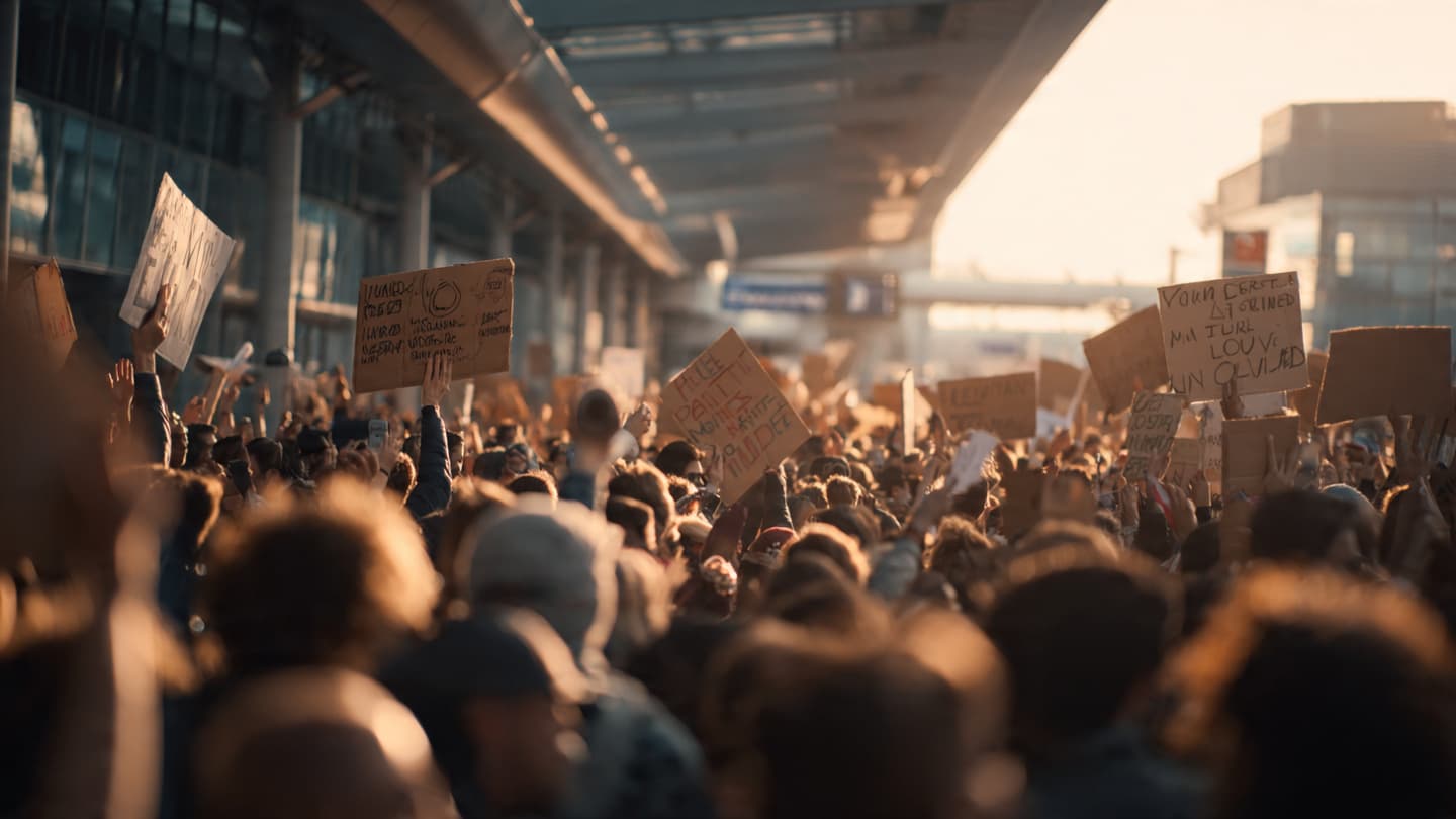 At The Airport Gates, Australia’s Political Divides Became Visible At The Airport Gates, Australia’s Political Divides Became Visible