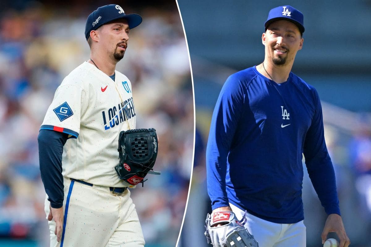 DODGERS HIT WITH MAJOR BLAKE SNELL BOMB AS ELBOW SURGERY LOOMS DODGERS HIT WITH MAJOR BLAKE SNELL BOMB AS ELBOW SURGERY LOOMS