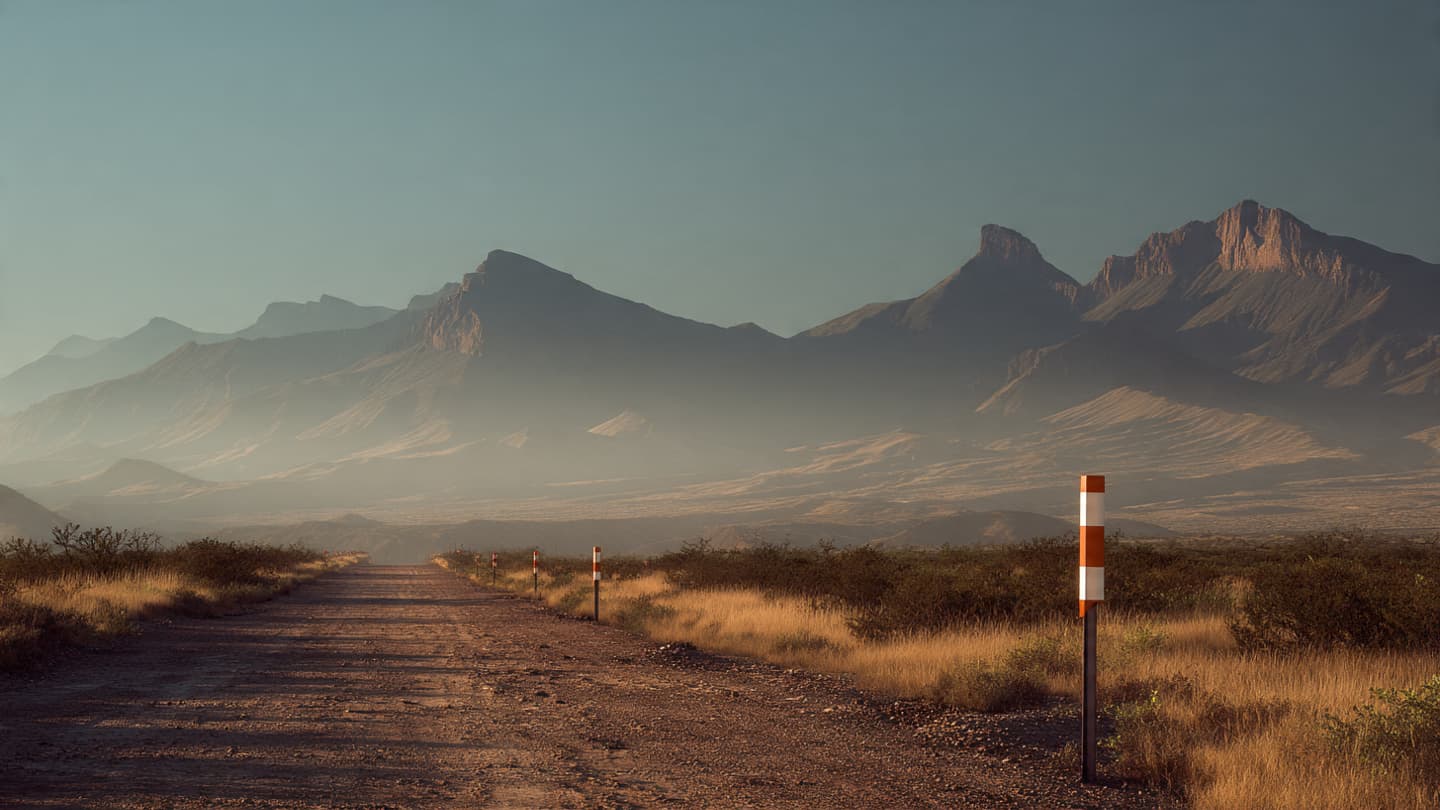 In the Quiet Desert, A Border Debate Continues Without Clear Finality