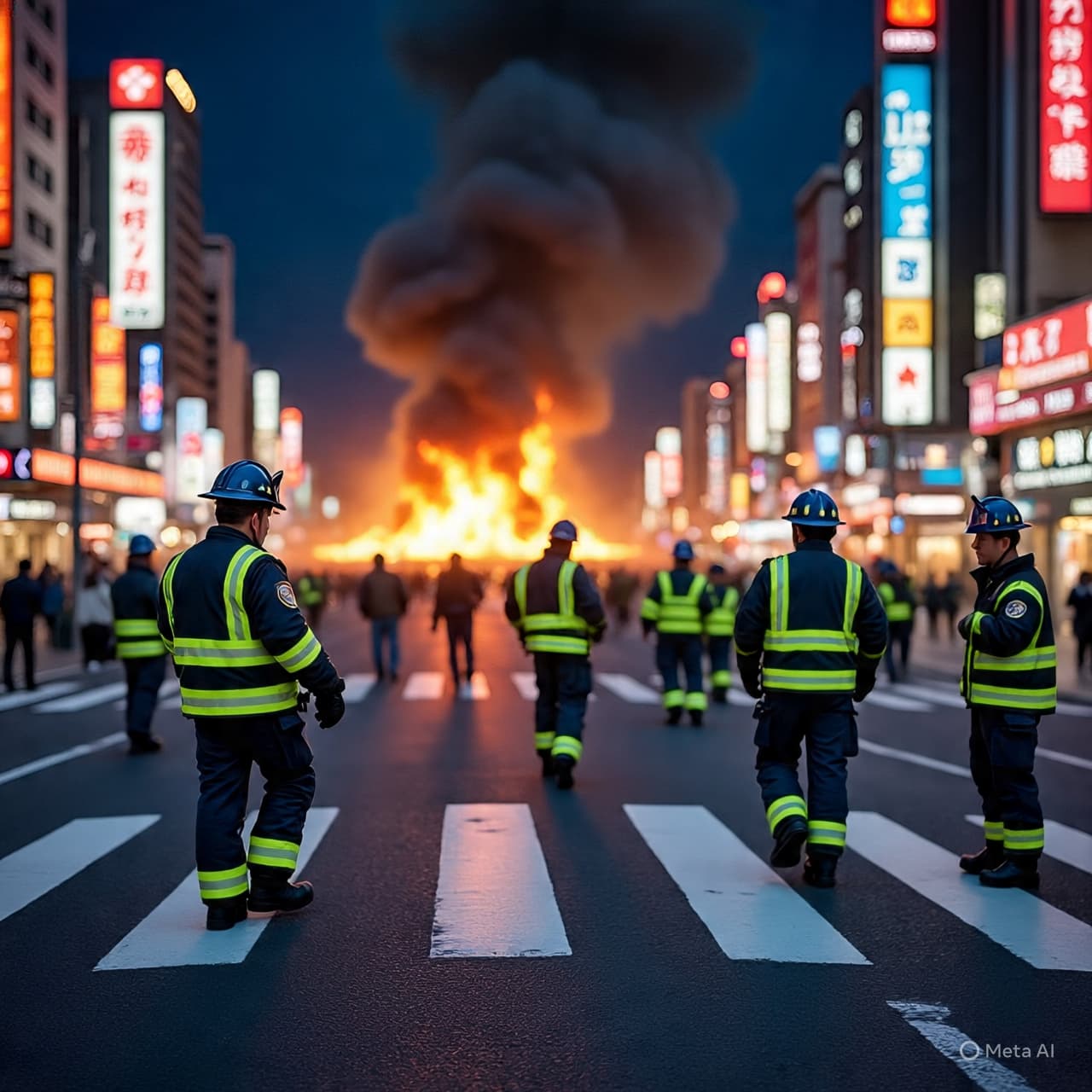 Between Neon Lights and Sudden Flames, How Do Cities Carry On After Shock Between Neon Lights and Sudden Flames, How Do Cities Carry On After Shock