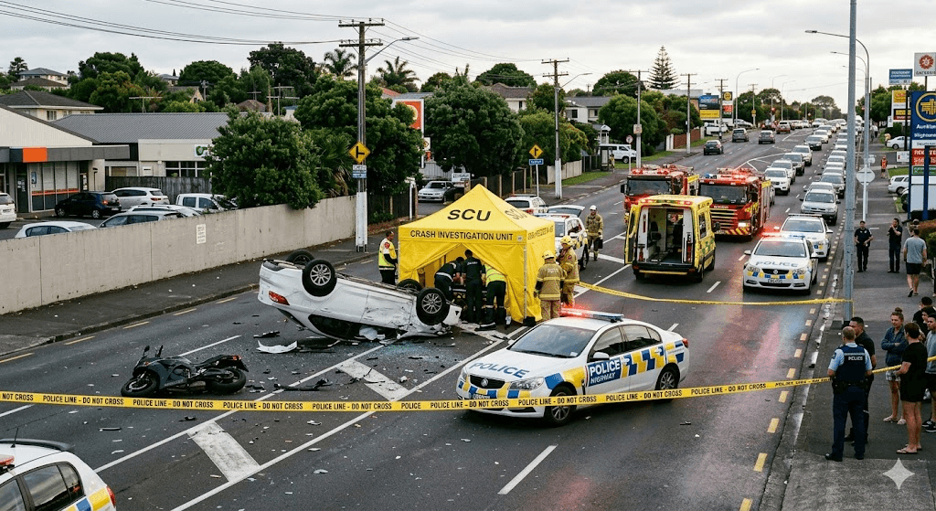 Tragedy in Auckland: One Dead After Serious Crash on Pakuranga Road